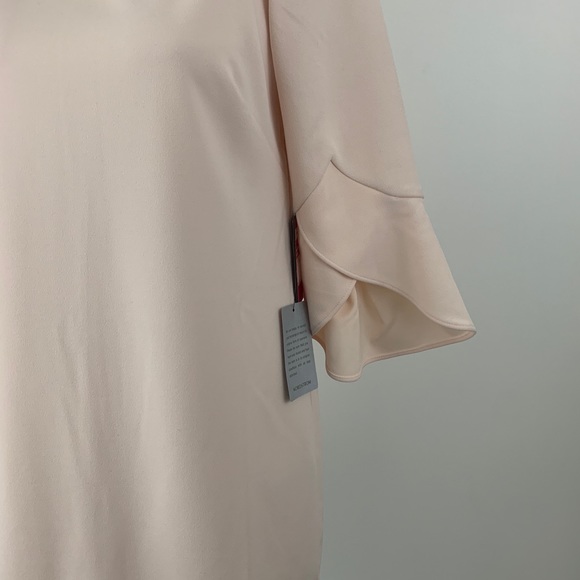 Vince Camuto Petite Tulip Bell Sleeve Dress Pink - Picture 6 of 8